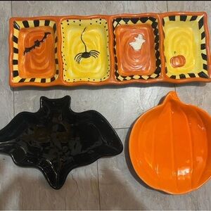Ceramic Halloween dishes